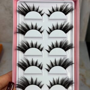 پک ۵ جفتی مژه کایلی گربه ای
